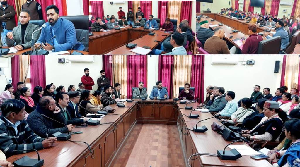 The AntiChitta Campaign intensifies in Una DC and SP hold a meeting directing drug prevention committees in sensitive panchayats to become active immediately